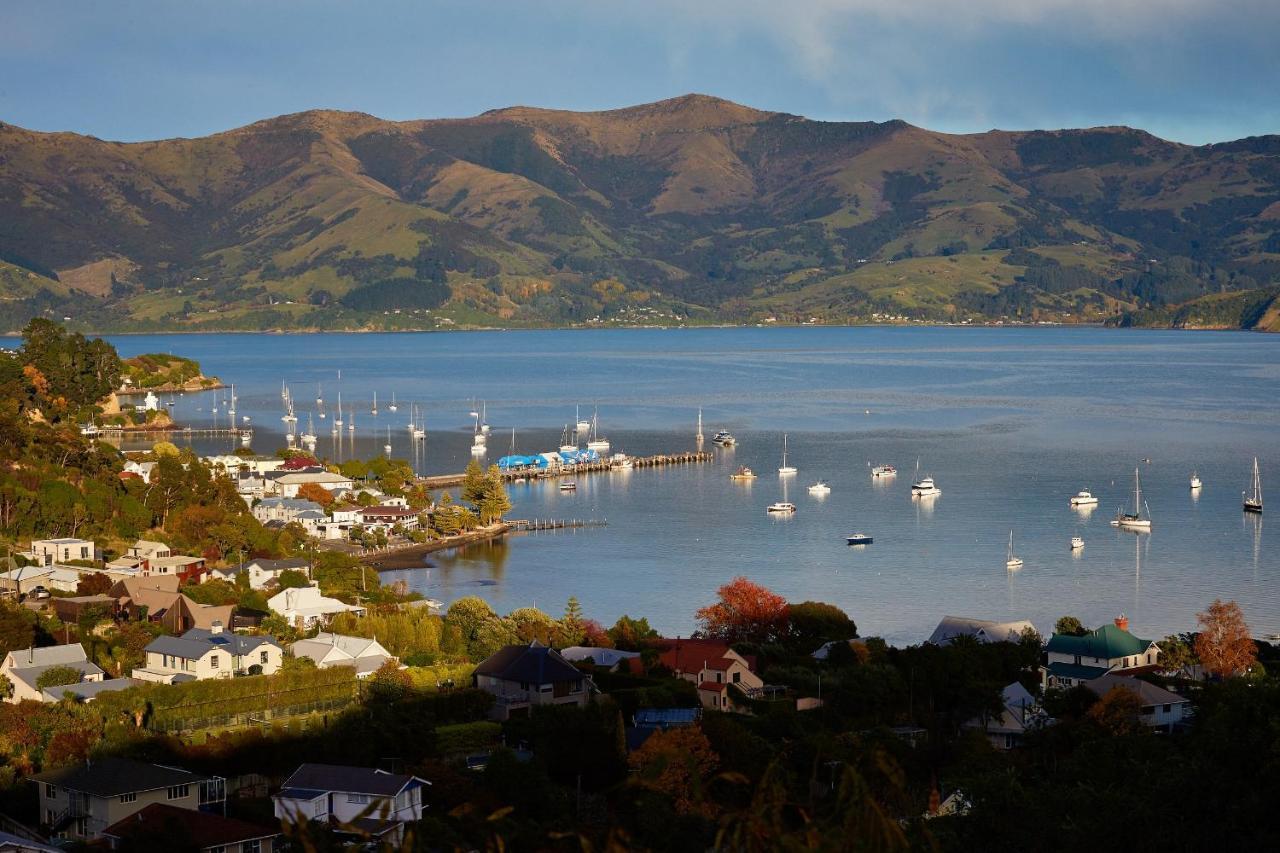 Akaroa Holiday Home Spacious And Quite With Stunning Harbour Views And Close To Town Exterior foto