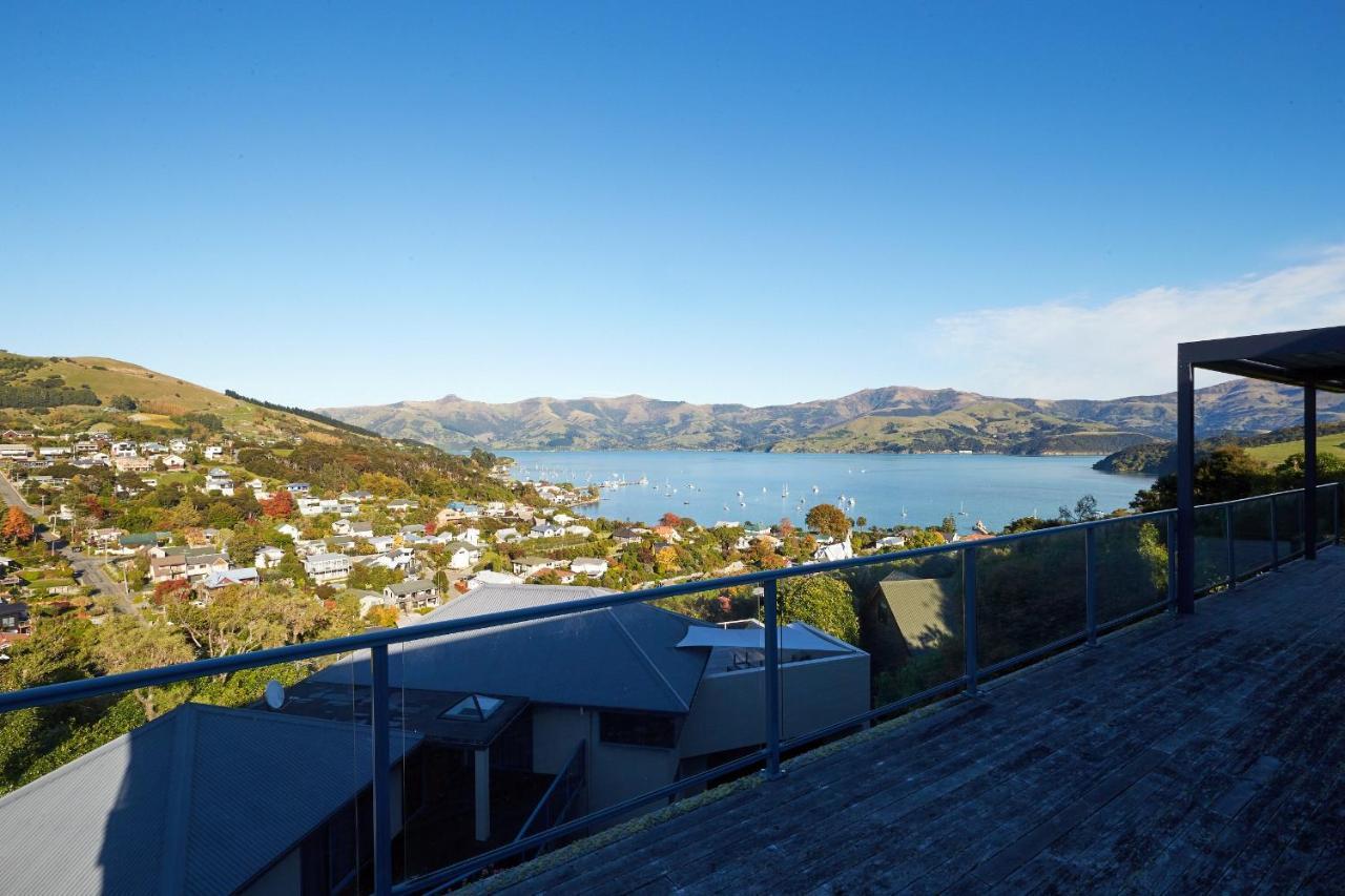 Akaroa Holiday Home Spacious And Quite With Stunning Harbour Views And Close To Town Exterior foto
