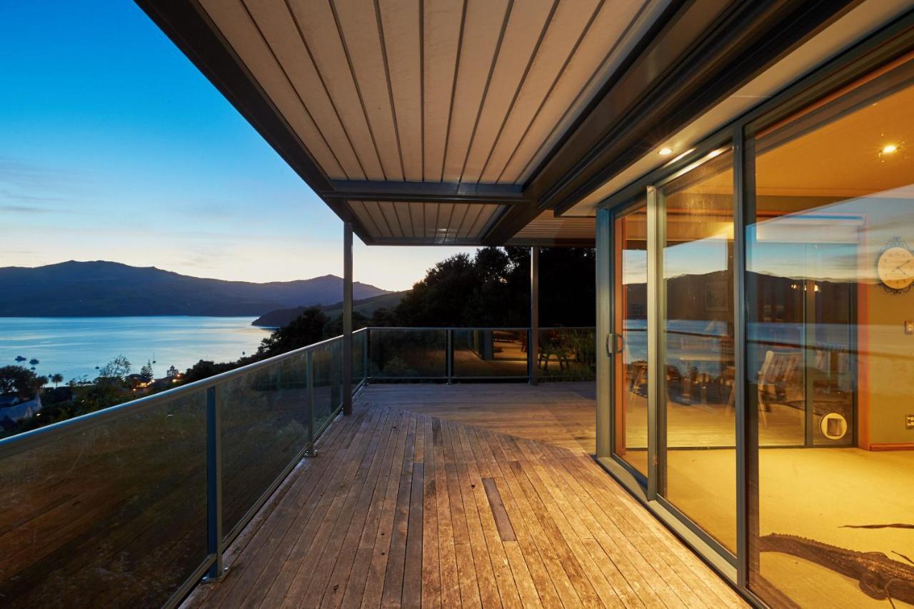 Akaroa Holiday Home Spacious And Quite With Stunning Harbour Views And Close To Town Exterior foto