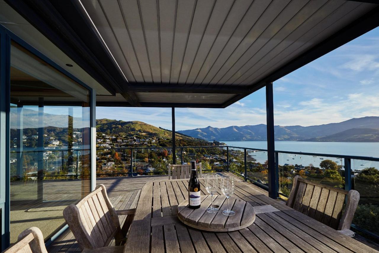 Akaroa Holiday Home Spacious And Quite With Stunning Harbour Views And Close To Town Exterior foto